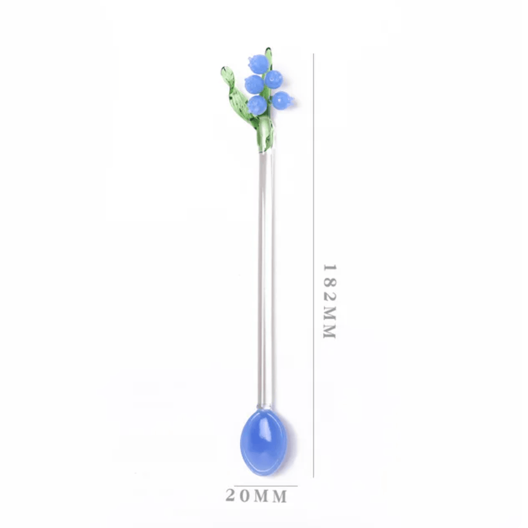 Flower Shape Glass Stirring Rod Mixing Sticks| Drink stirrer - huemabe - Creative Home Decor