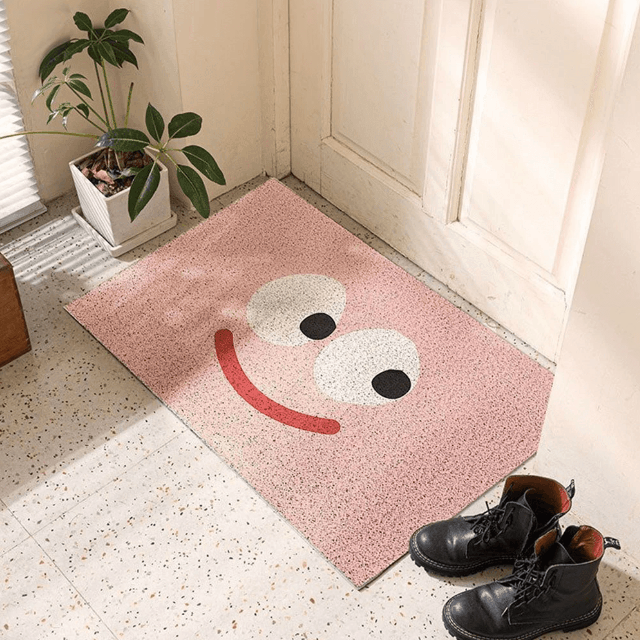 Funny Face Outdoor Carpet - huemabe - Creative Home Decor