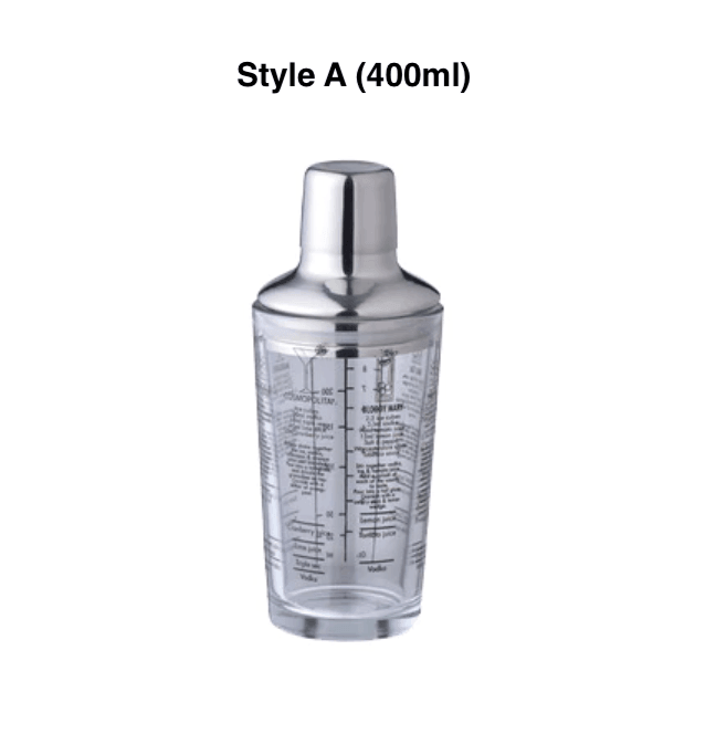 Glass Scale Cocktail Shaker - huemabe - Creative Home Decor