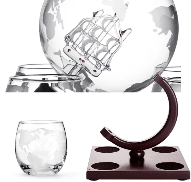 Glass Wine Decanter Set - huemabe - Creative Home Decor