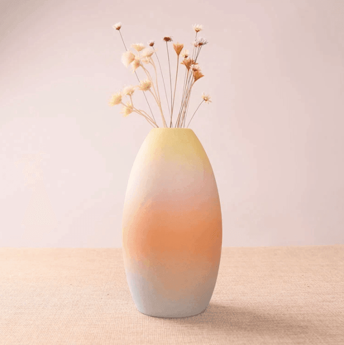 Gradient Ceramic Flower Vase - huemabe - Creative Home Decor