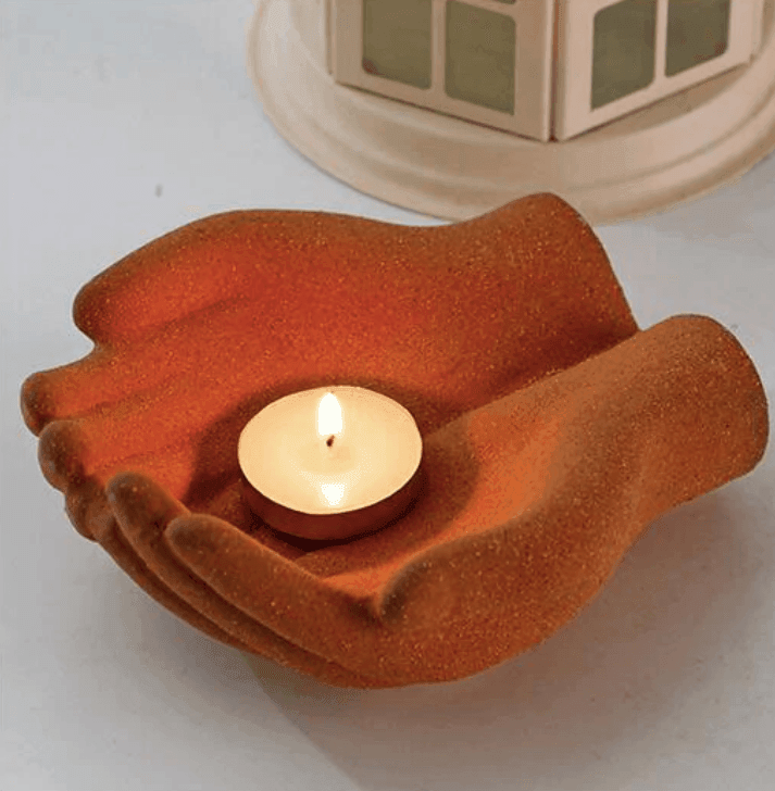 Hand Shape Ceramic Vase - huemabe - Creative Home Decor