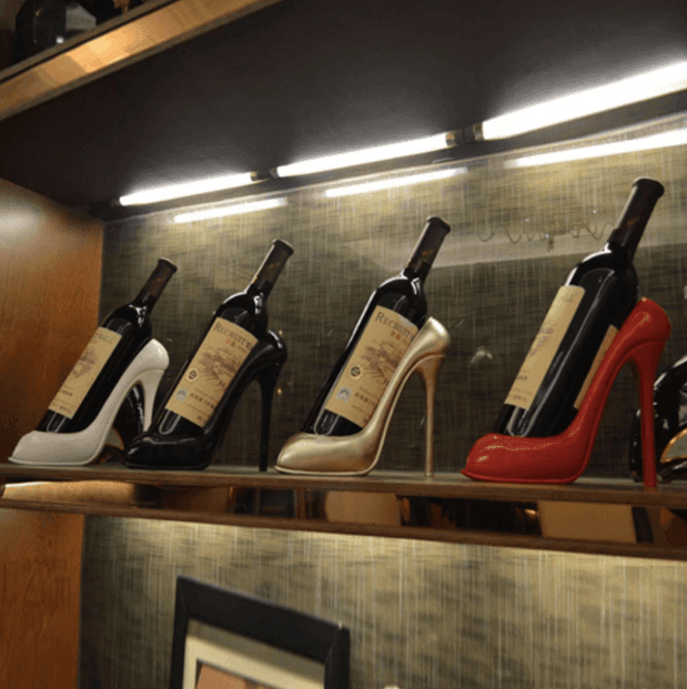 High Heel Shoe Wine Bottle Holder - huemabe - Creative Home Decor