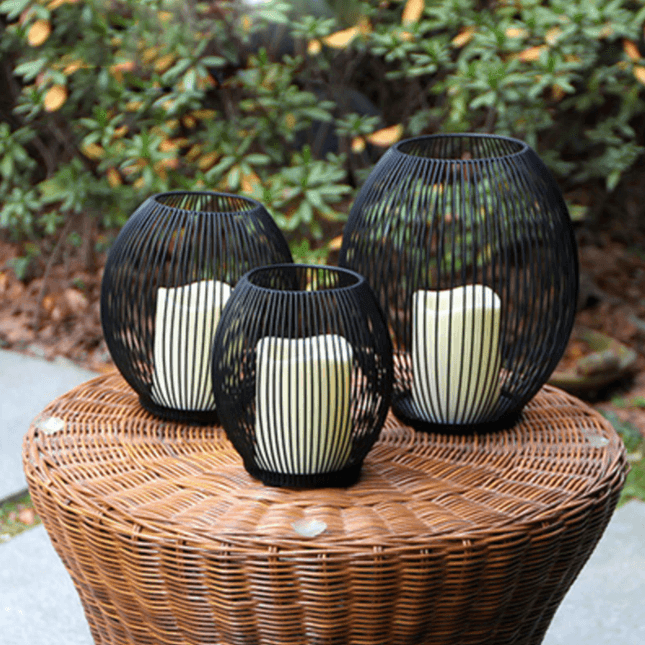 Hollow iron Candle Holder - huemabe - Creative Home Decor