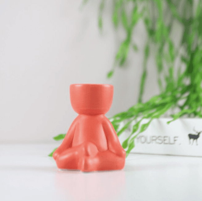 humanoid ceramic flower pot Humanoid Ceramic Flower Pot Vase – huemabe