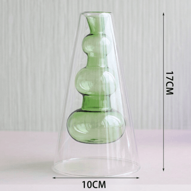 Hydroponic Transparent Glass Vase - huemabe - Creative Home Decor