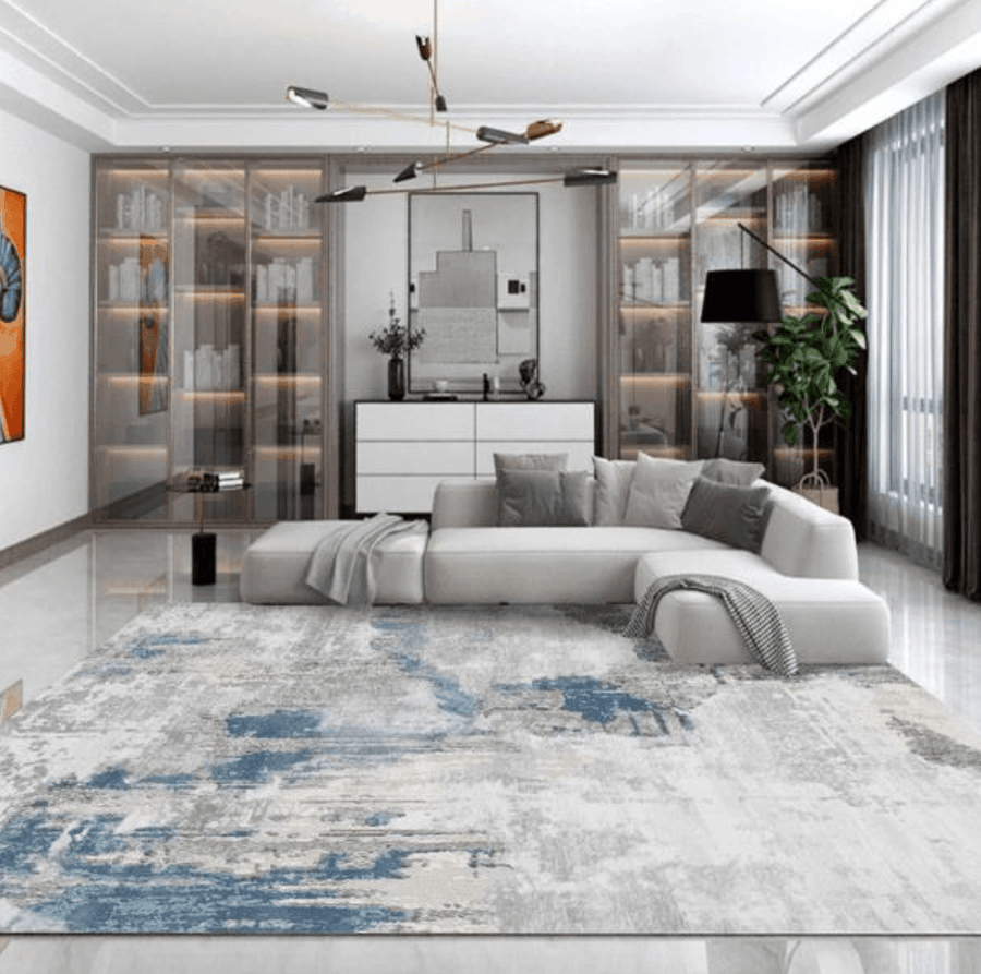 Ink Splash Design Living Room Carpet - huemabe - Creative Home Decor