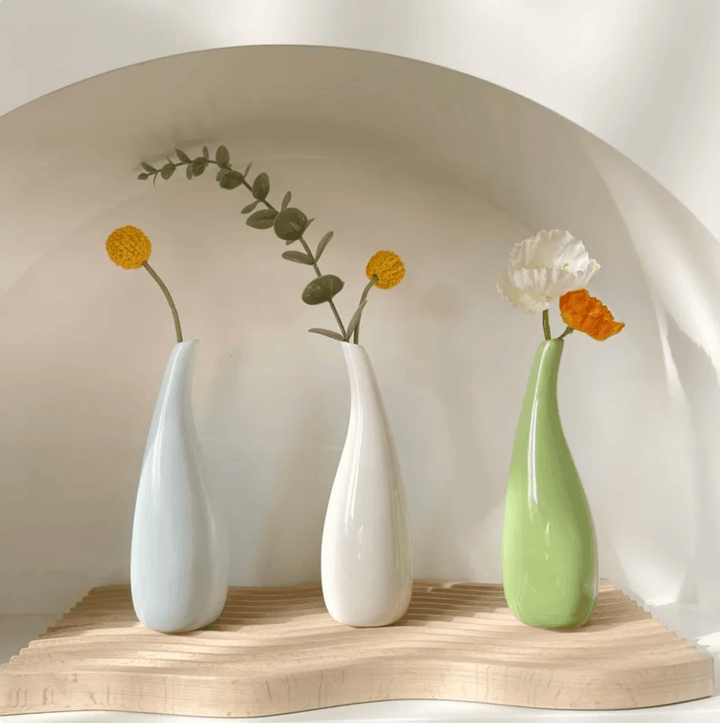 Ins Nordic Ceramic Flower Vase - huemabe - Creative Home Decor