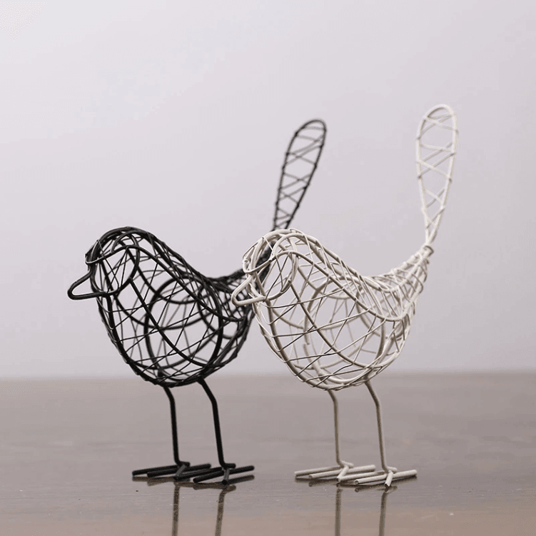 Iron Bird Figurine - huemabe - Creative Home Decor