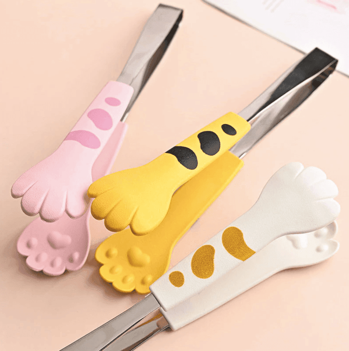 Japanese Cat Paw Shape Food Tongs - huemabe - Creative Home Decor