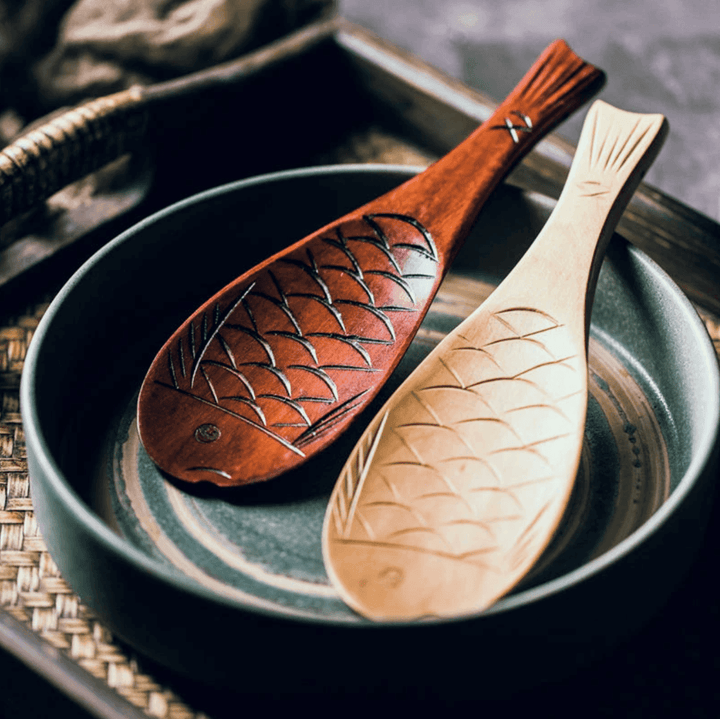 Japanese Fish Shape Rice Spoon - huemabe - Creative Home Decor