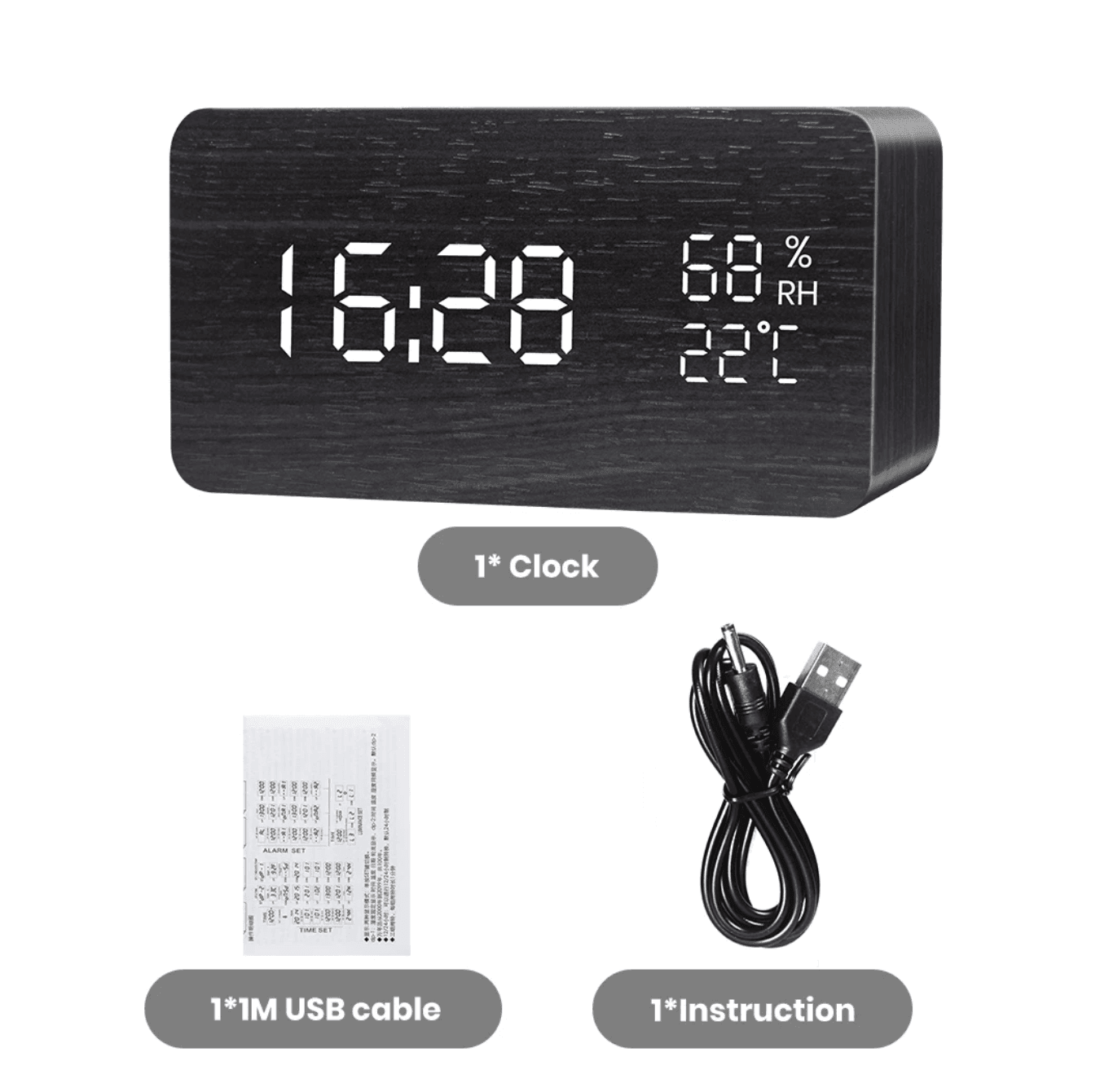 LED Electronic Desk Clocks - huemabe - Creative Home Decor