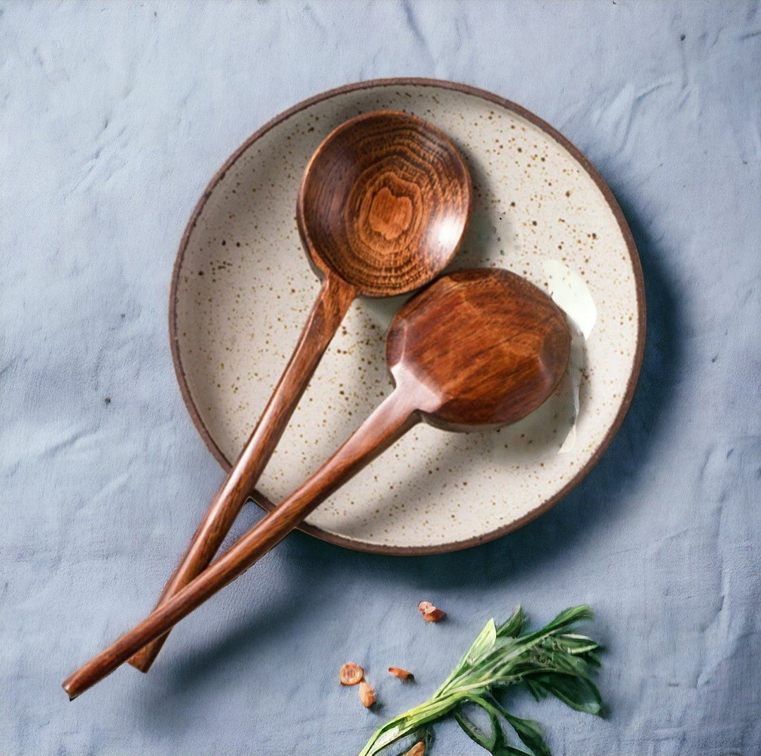 Long Handle Wooden Japanese Spoon - huemabe - Creative Home Decor