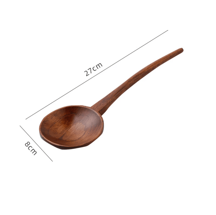 Long Handle Wooden Japanese Spoon - huemabe - Creative Home Decor