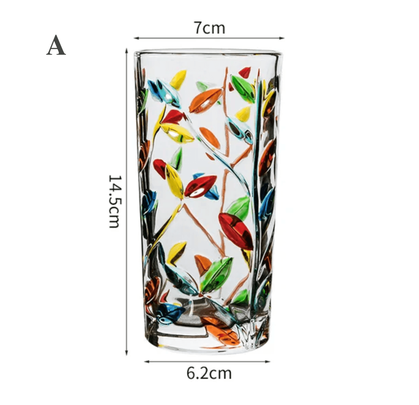 Luxury Painted Vine Water Cup | Wine Glasses Tumbler - huemabe - Creative Home Decor