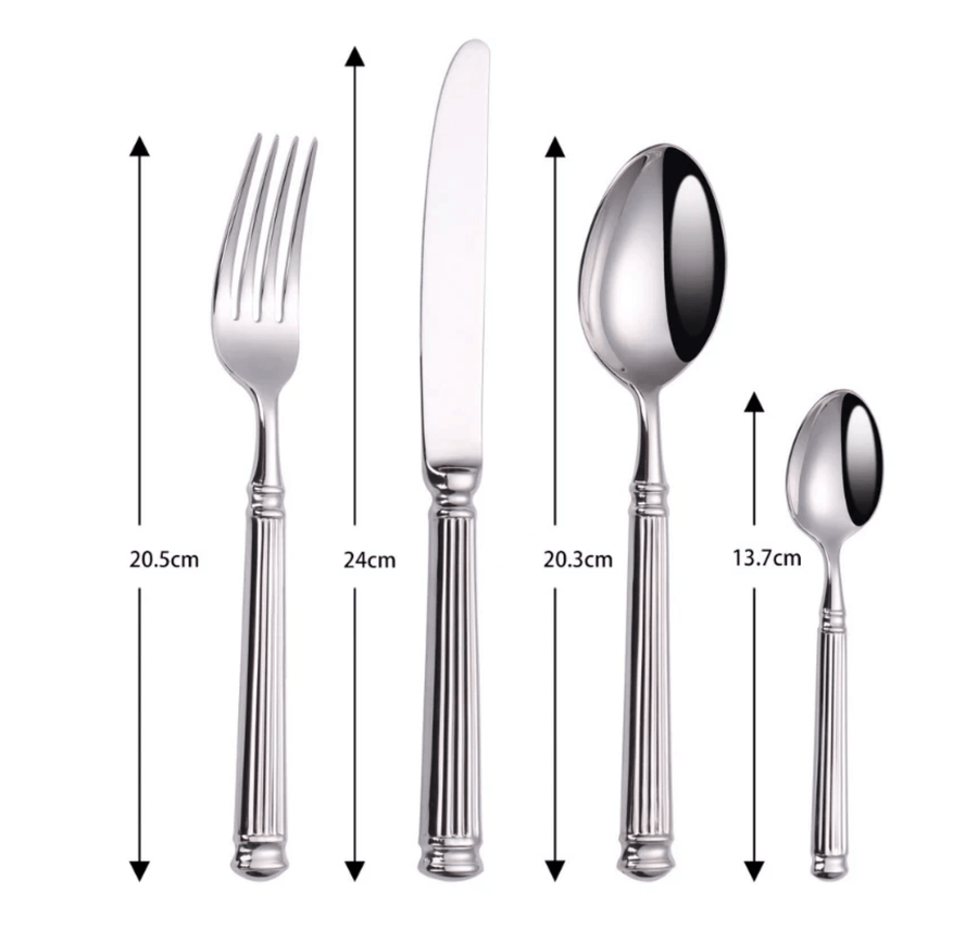 Luxury Stainless Steel Tableware Cutlery - huemabe - Creative Home Decor