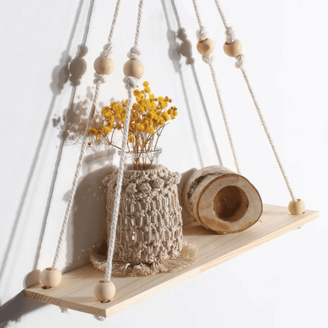 Macrame Plant Hanging Shelves - huemabe - Creative Home Decor
