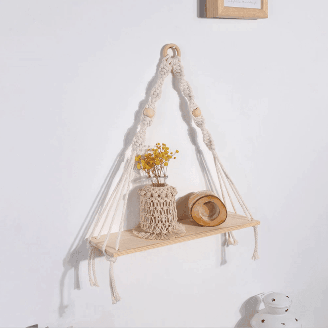 Macrame Plant Hanging Shelves - huemabe - Creative Home Decor