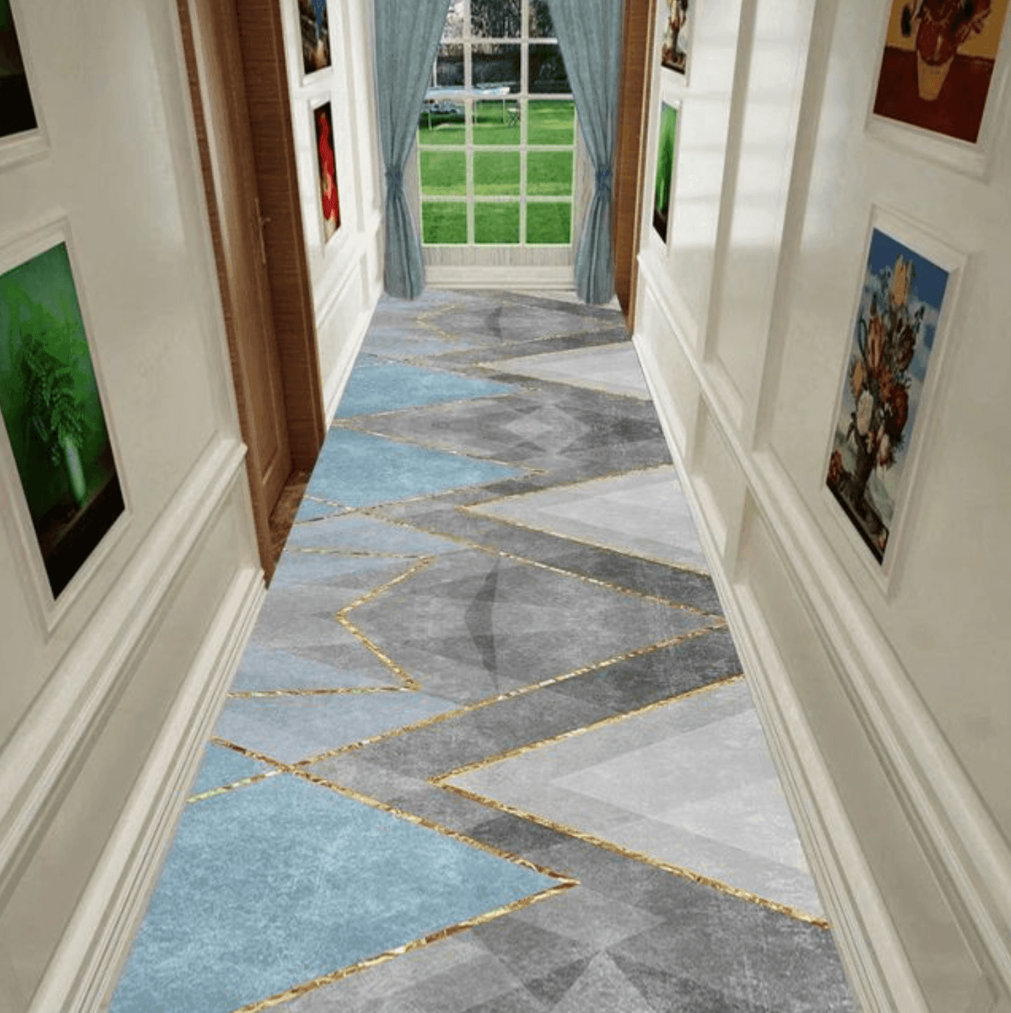 Modern Hallway Carpet - huemabe - Creative Home Decor