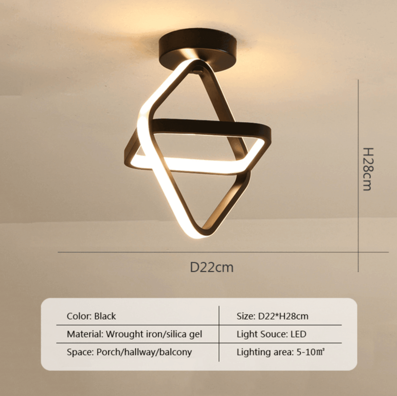 Modern LED Aisle Ceiling Lights - huemabe - Creative Home Decor