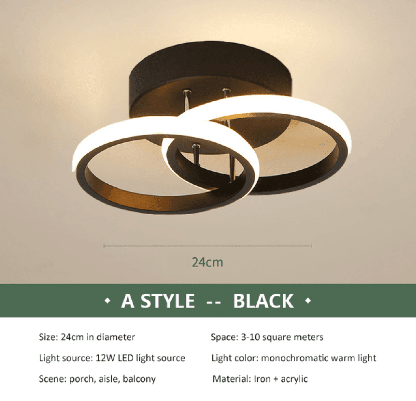 Modern LED Aisle Ceiling Lights - huemabe - Creative Home Decor
