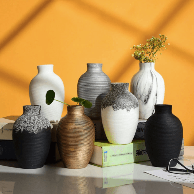 Modern Simple Ceramic Vase - huemabe - Creative Home Decor