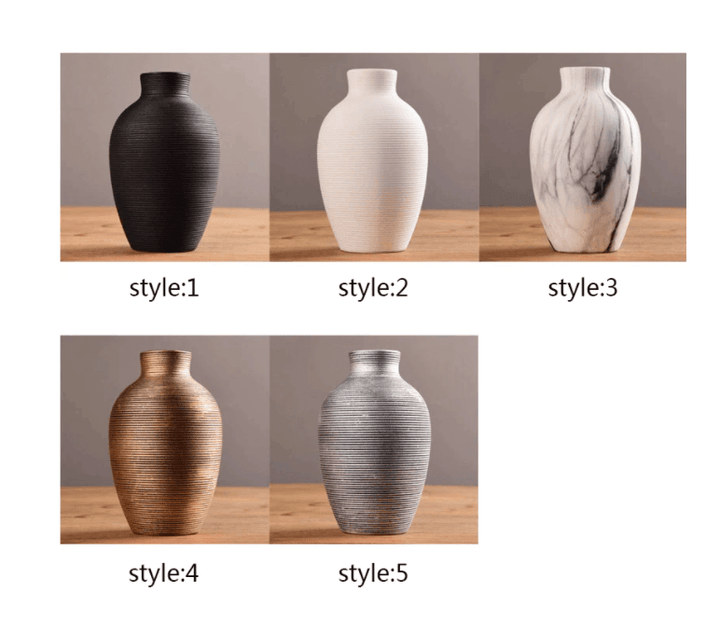 Modern Simple Ceramic Vase - huemabe - Creative Home Decor