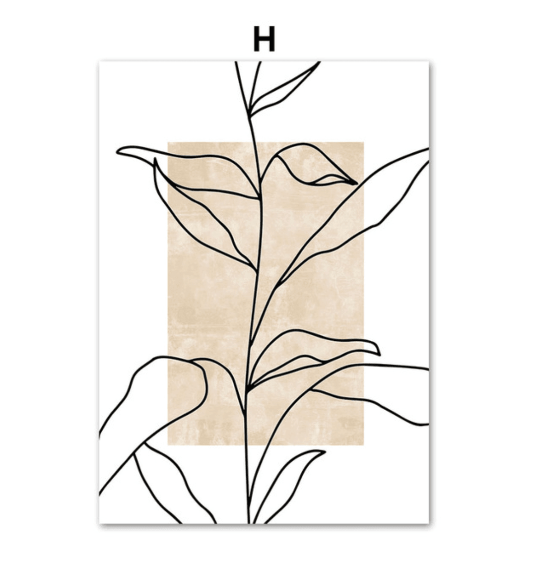 Natural Boho Wall Art Canvas Paintings - huemabe - Creative Home Decor