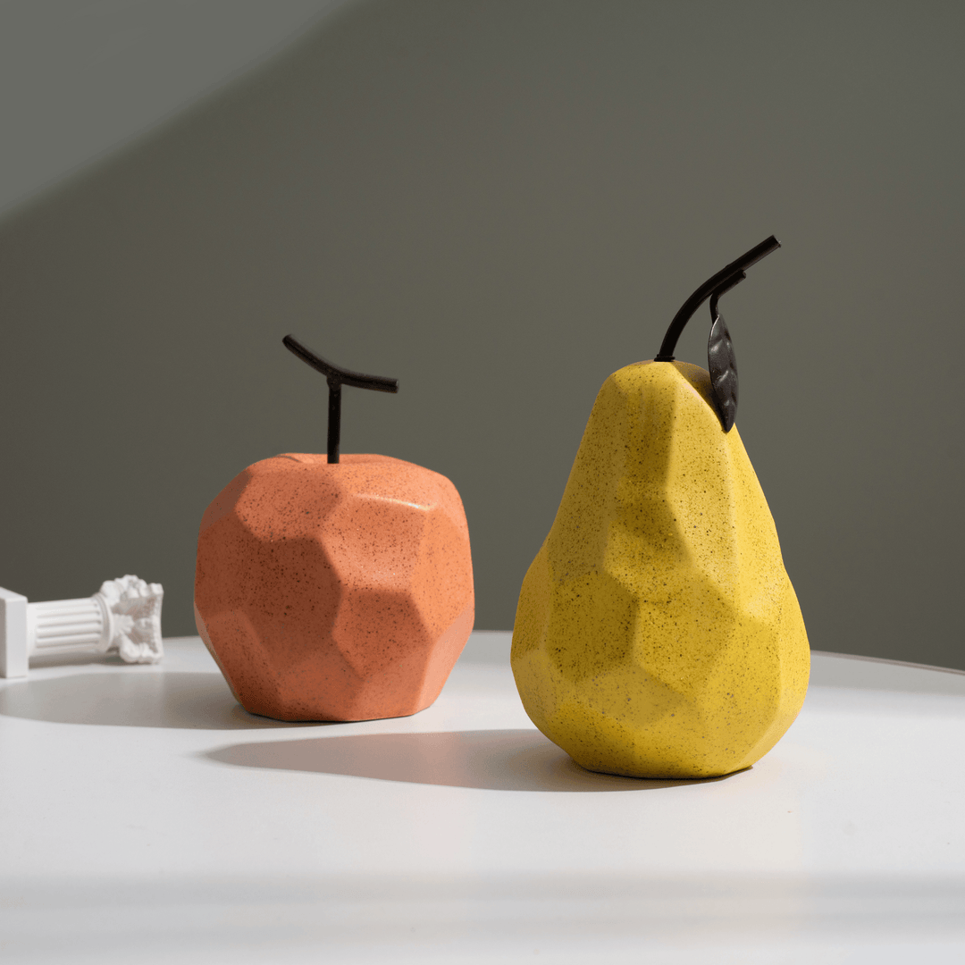 Nordic Abstract Pear Apple Ornaments - huemabe - Creative Home Decor