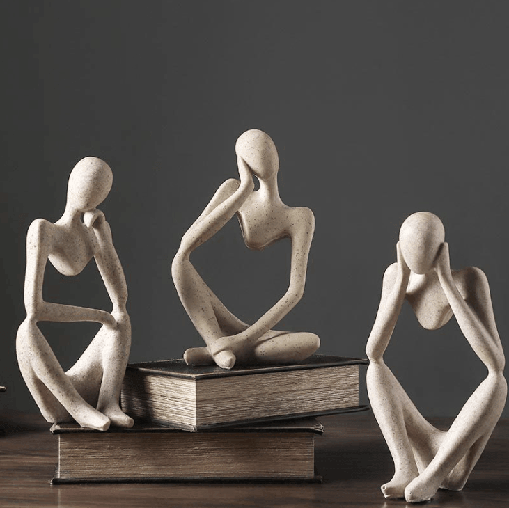 Nordic Abstract Thinker Figurines - huemabe - Creative Home Decor