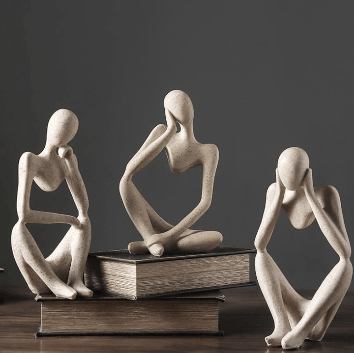 Nordic Abstract Thinker Figurines - huemabe - Creative Home Decor