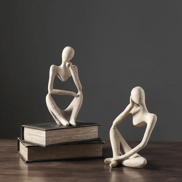 Nordic Abstract Thinker Figurines - huemabe - Creative Home Decor