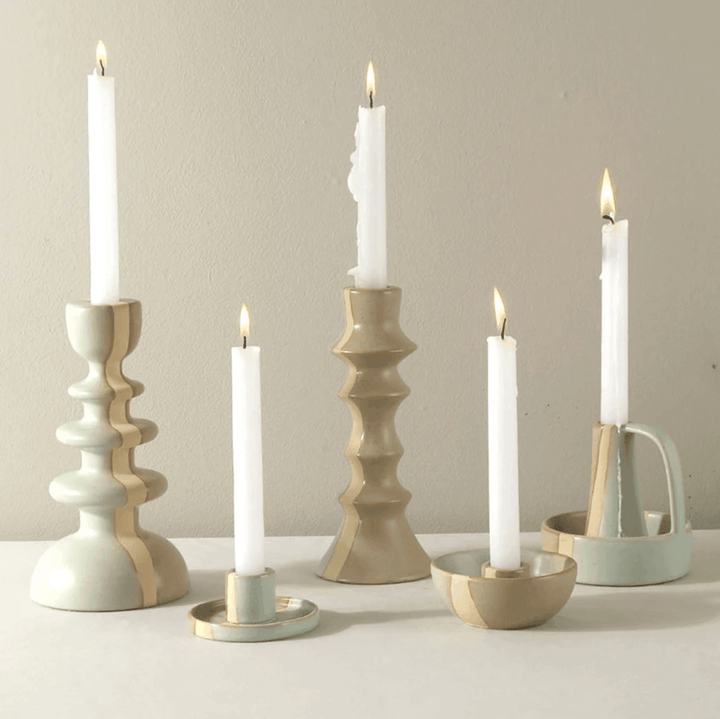 Nordic Ceramic Candlestick - huemabe - Creative Home Decor