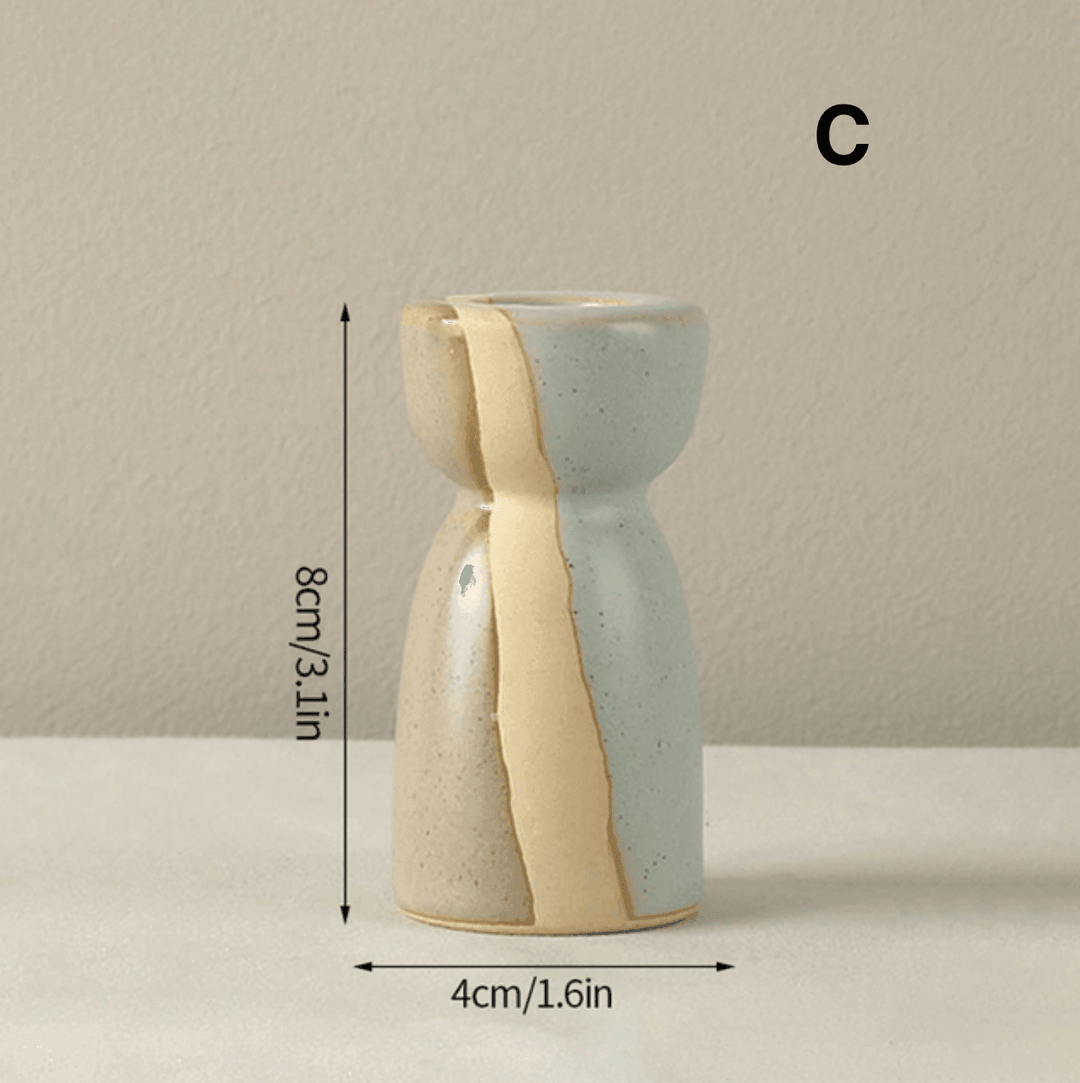 Nordic Ceramic Candlestick - huemabe - Creative Home Decor