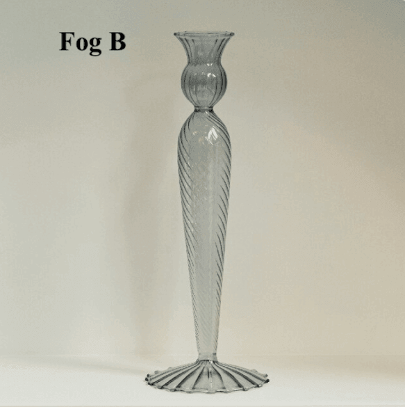 Nordic Glass Taper Candlestick Holder - huemabe - Creative Home Decor