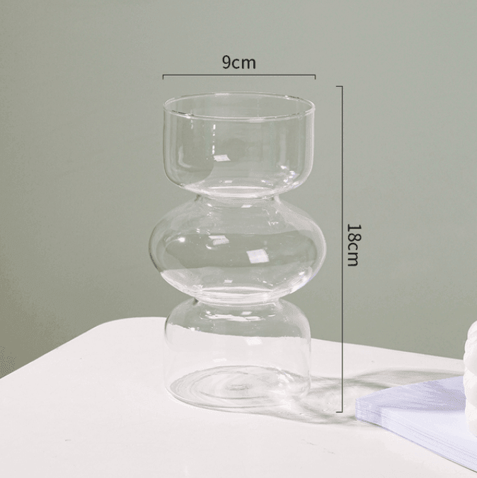Nordic Glass Vase - huemabe - Creative Home Decor