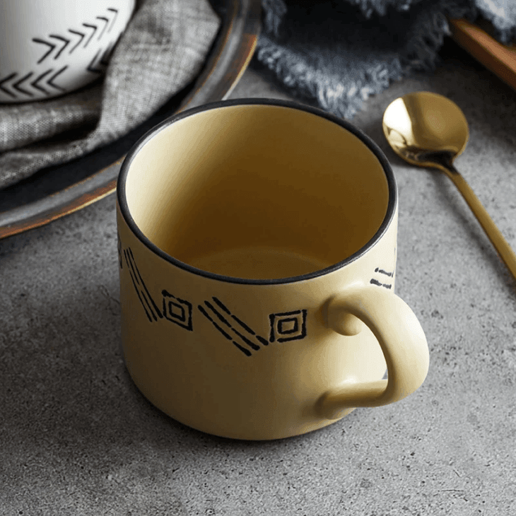 Nordic Hand-painted Ceramic Mugs - huemabe - Creative Home Decor