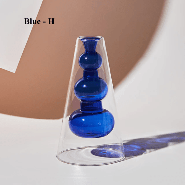 Nordic Hydroponic Colored Glass Vase - huemabe - Creative Home Decor