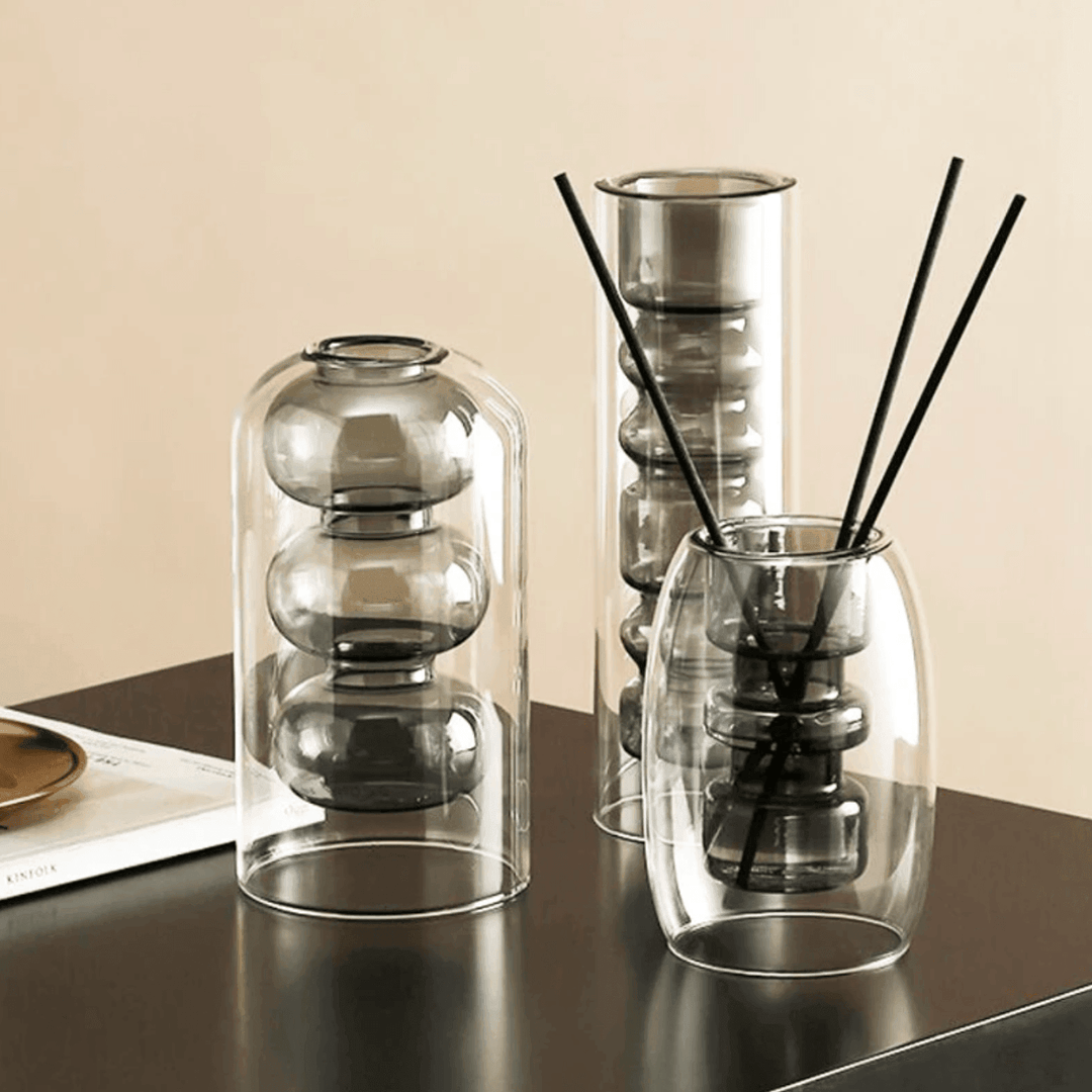 Nordic Hydroponic Colored Glass Vase - huemabe - Creative Home Decor
