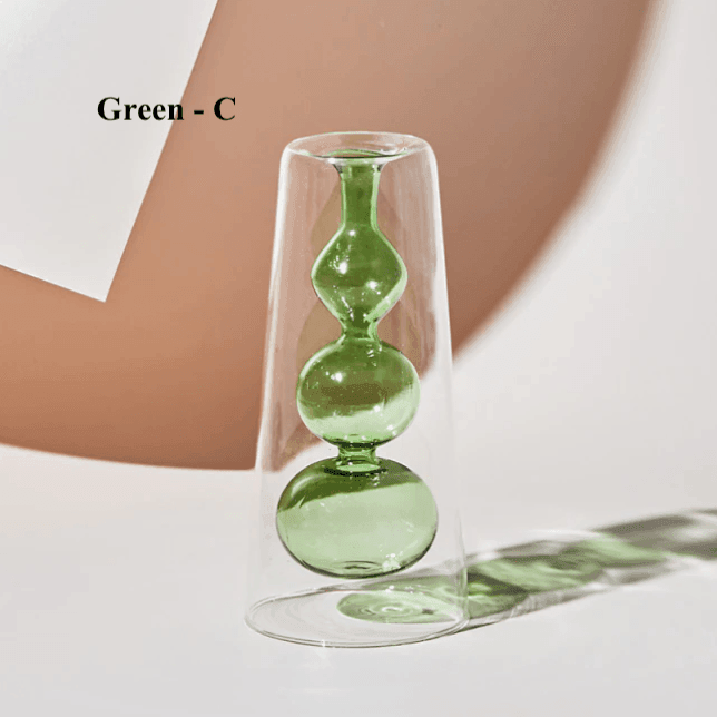 Nordic Hydroponic Colored Glass Vase - huemabe - Creative Home Decor