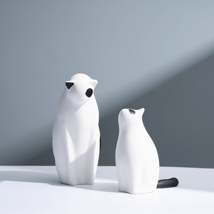 Nordic Modern Minimalist Resin Cat Ornaments - huemabe - Creative Home Decor