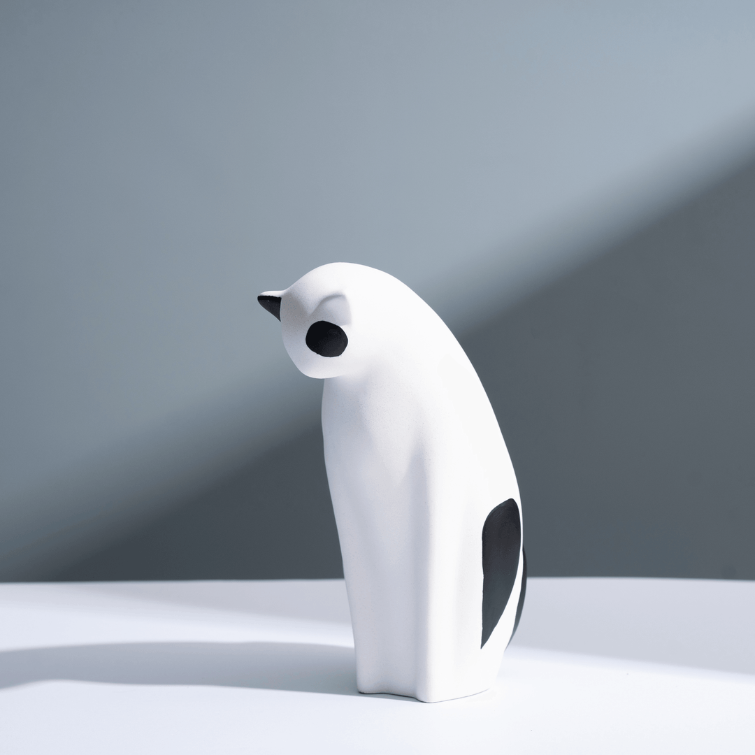 Nordic Modern Minimalist Resin Cat Ornaments - huemabe - Creative Home Decor