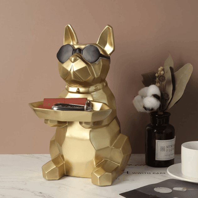 Nordic Resin French Bulldog Storage - huemabe - Creative Home Decor