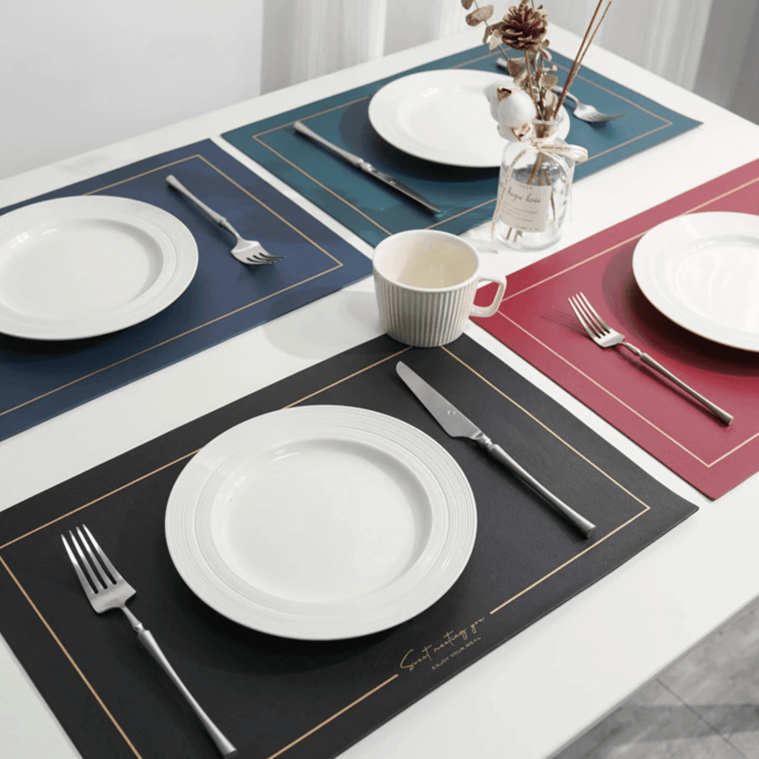 Nordic Style Table Placemats - huemabe - Creative Home Decor
