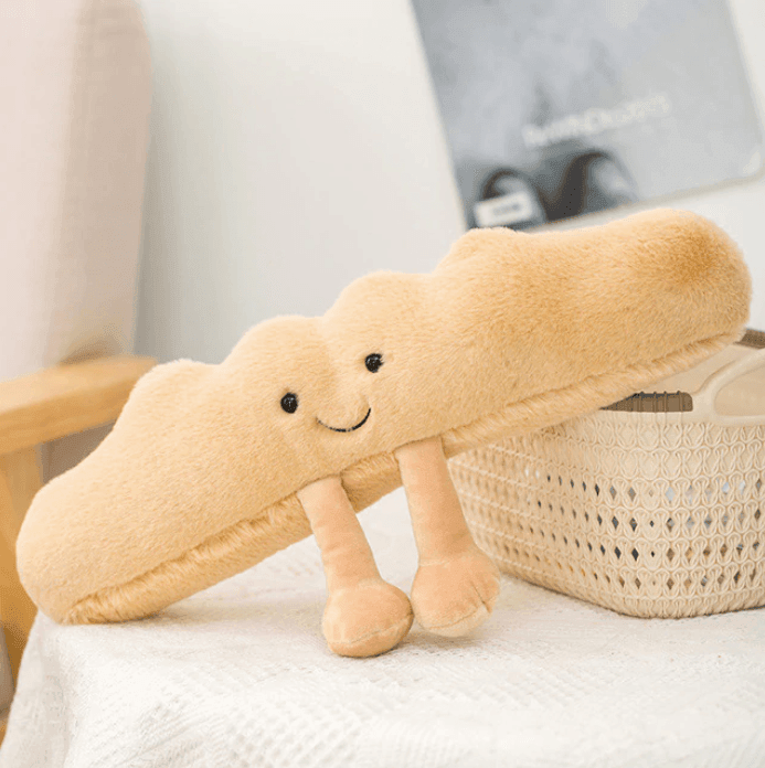 Pretzel Croissant Toast Bread Plush Toy - huemabe - Creative Home Decor