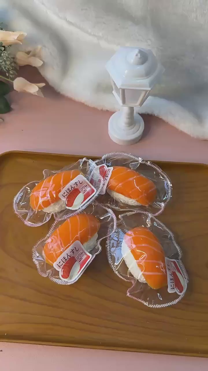 Salmon Sushi Squishy Toy | Nigiri Sensory Stress Toy