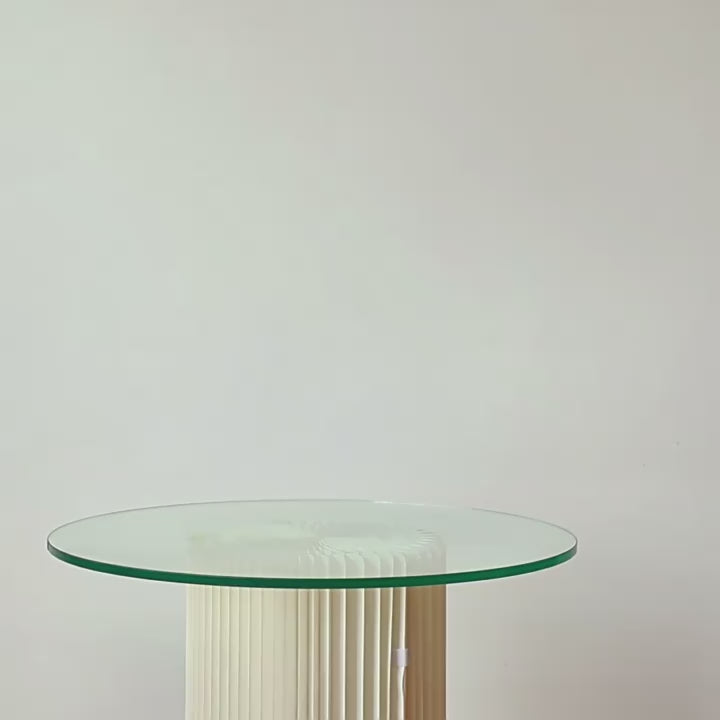 Vintage Artistic Double Handle Gradient Glass Vase