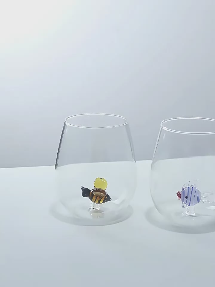High Borosilicate 3D Animal Cartoon Glass Cup