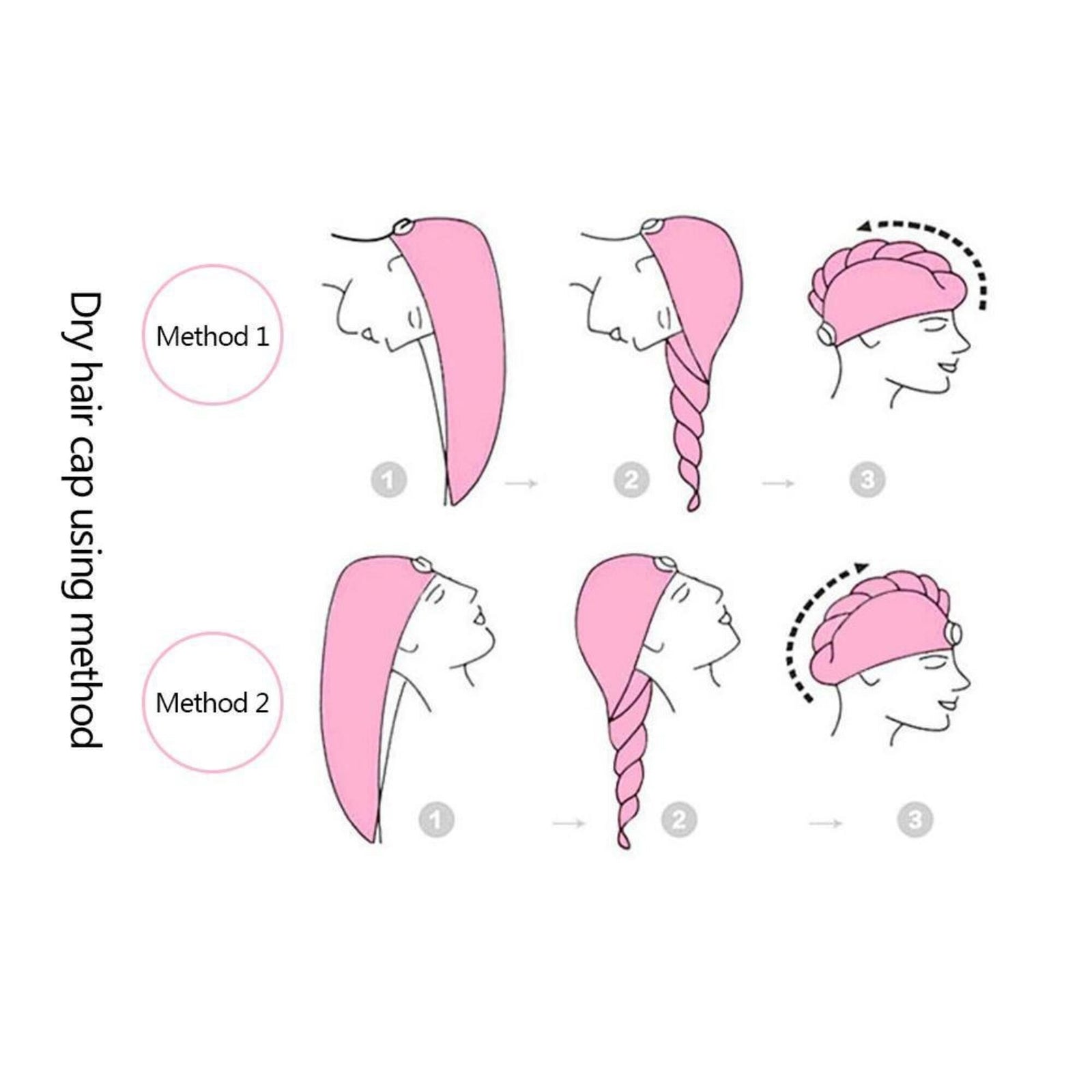 Rapid Drying Microfiber Hair Towel - huemabe - Creative Home Decor