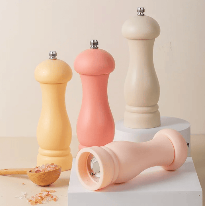 Refillable Morandi Colour Salt and Pepper Mill (PP Material) - huemabe - Creative Home Decor